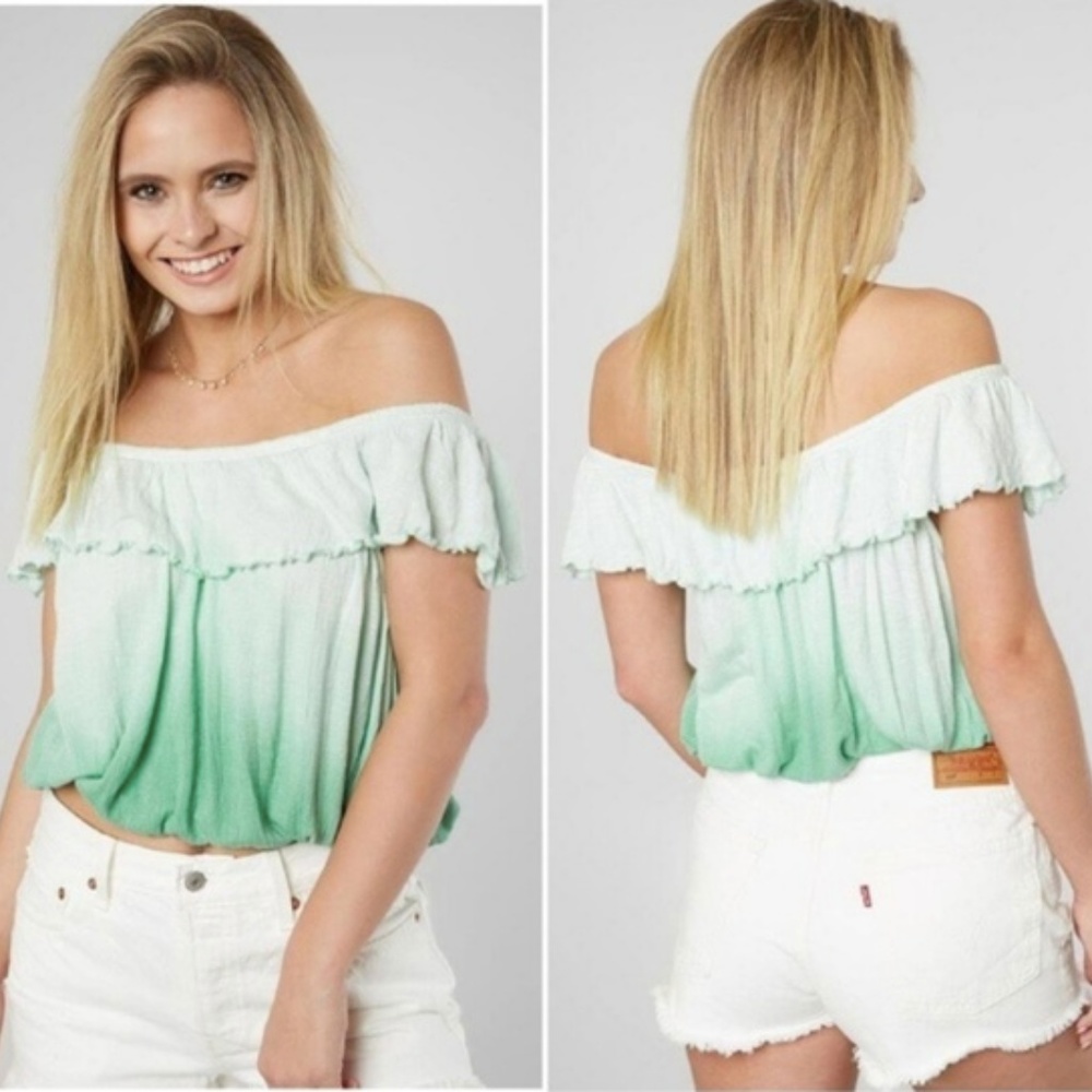 free people | cora lee tee green - Picture 2 of 4